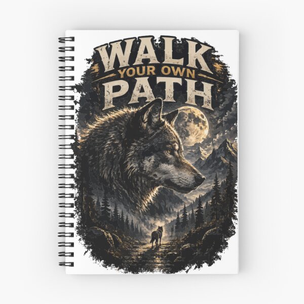 Item preview, Walk Your Own Path Wolf designed and sold by PINK FREE.