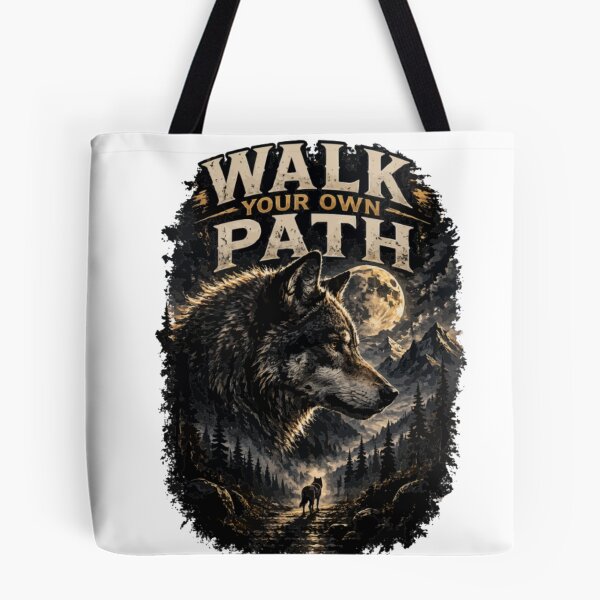 Item preview, Walk Your Own Path Wolf designed and sold by PINK FREE.