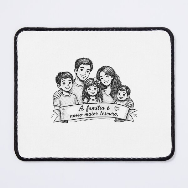 Item preview, A família é o nosso maior tesouro | Family is our greatest treasure designed and sold by MotivArtes.