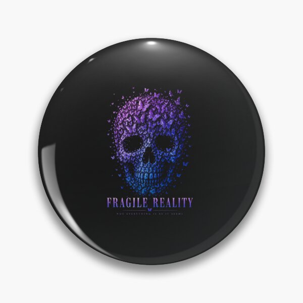 Item preview, Skull Formed by Purple and Blue Butterflies Vibrant Blue and Purple Butterfly Silhouette Skull designed and sold by LOLKart.
