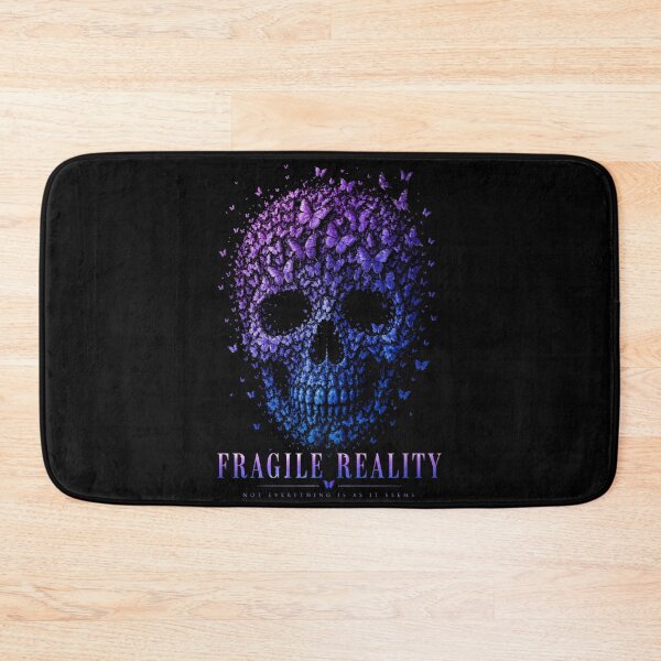 Item preview, Skull Formed by Purple and Blue Butterflies Vibrant Blue and Purple Butterfly Silhouette Skull designed and sold by LOLKart.
