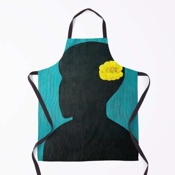 Item preview, Flower Boy Silhouette - Minimalist Yellow Floral Art designed and sold by AliAltinelArt.