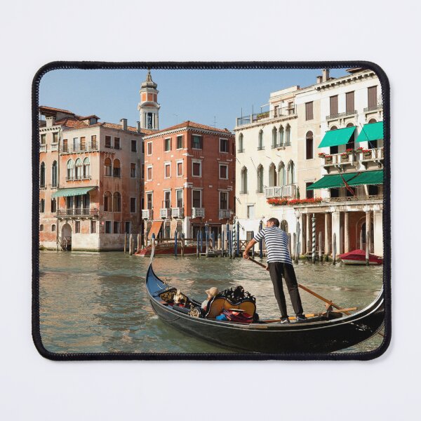 Item preview, Tourists enjoy a gondola ride in Venice, Italy, exploring the enchanting canals and historic architecture designed and sold by Kevin Miller Photography.