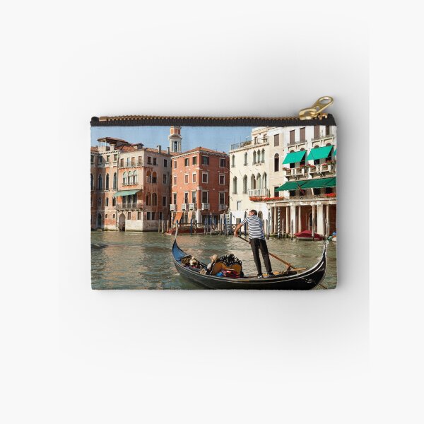 Item preview, Tourists enjoy a gondola ride in Venice, Italy, exploring the enchanting canals and historic architecture designed and sold by Kevin Miller Photography.