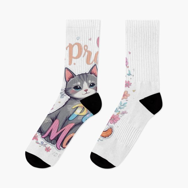 Item preview, Proud Pet Mom Cute Cat Lover Floral Pastel T-Shirt designed and sold by Amitabr14.