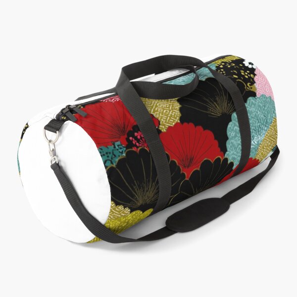 Item preview, Traditional Japanese Fan Pattern Floral Art designed and sold by NicolasGlowArt.