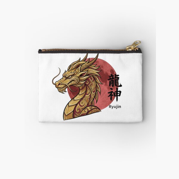 Artikelvorschau, Goldener Ryujin Japanischer Drachengott-Geist Kunst entworfen und verkauft von SakuraMarket26.