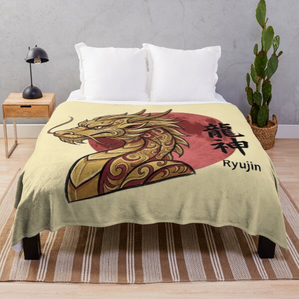 Item preview, Golden Ryujin Japanese Dragon God Spirit Art designed and sold by SakuraMarket26.