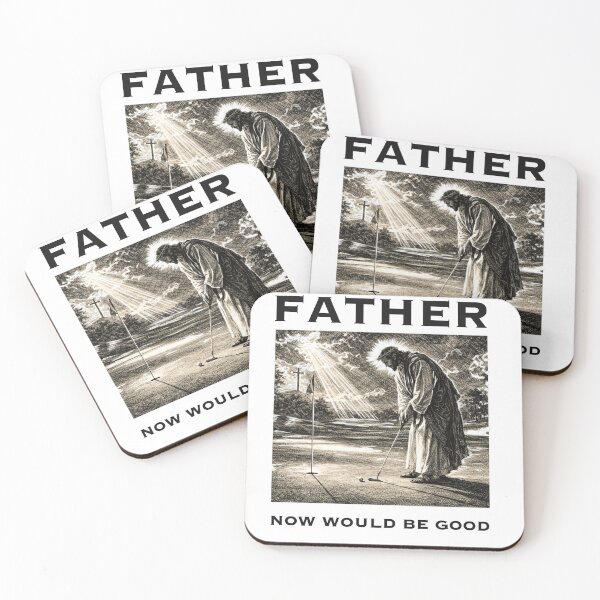 Item preview, Golfing Humour, Faith artwork, Jesus Father help putting  designed and sold by Lunevalleyart.