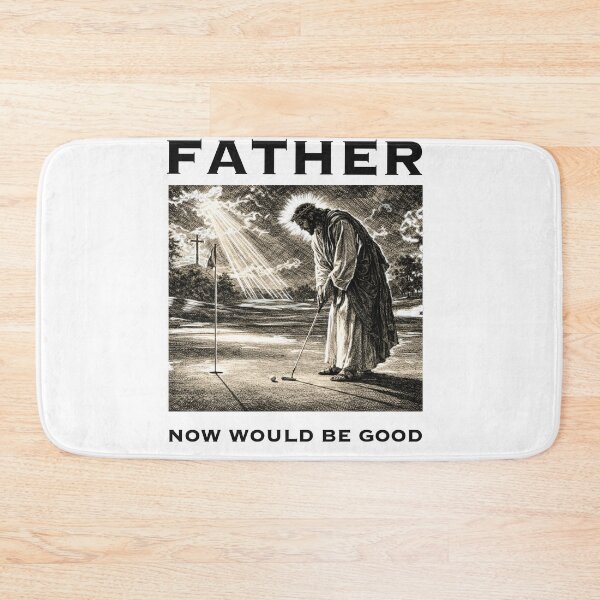 Item preview, Golfing Humour, Faith artwork, Jesus Father help putting  designed and sold by Lunevalleyart.