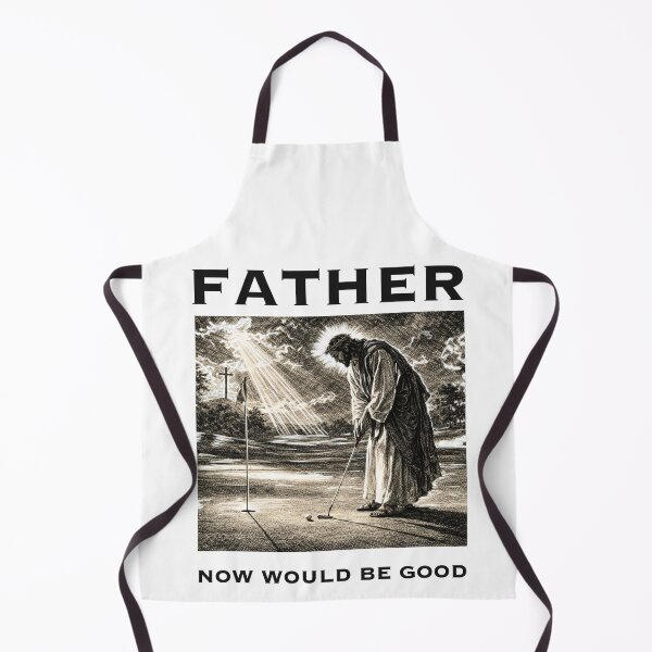 Item preview, Golfing Humour, Faith artwork, Jesus Father help putting designed and sold by Lunevalleyart.