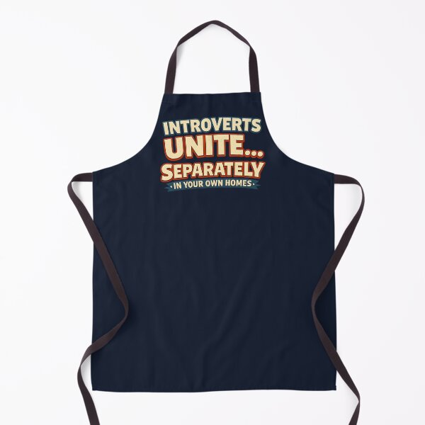Item preview, Introverts Unite… Separately – Funny Retro Introvert Quote designed and sold by blankTeeShirt.
