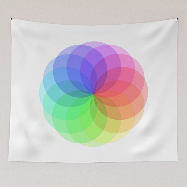 Item preview, Lotus of Life - Multicolored (for white background) - Sacred Geometry designed and sold by SebastienLL.