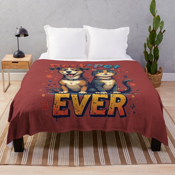 Item preview, Best Pet Ever Cute Dog And Cat Funny Pet Lover T-Shirt designed and sold by Amitabr14.