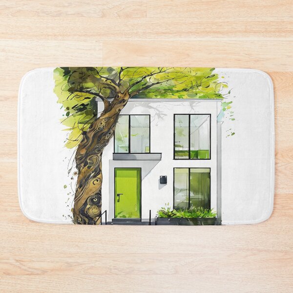 Item preview, Branching Out - Modern Eco Architecture Sketch designed and sold by Modern Nest Art.