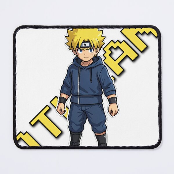 Item preview, Pixel Art Anime Ninja Boy - Retro Otaku designed and sold by Paws & Pixels by Waters Chie.