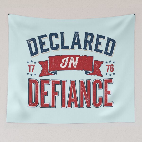 Item preview, USA 250th Anniversary Declared In Defiance Vintage Patriotic 1776 designed and sold by Cozy-Old-Pub.