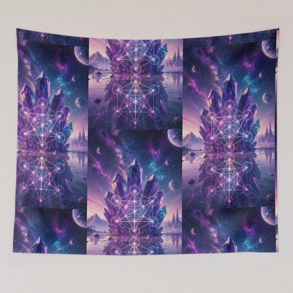 Item preview, Crystal Universe | Sacred Geometry Lanscapes designed and sold by monkeybusiness.pt.