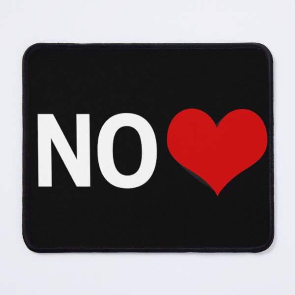 Item preview, Minimalist No Heart Design – Anti Love Aesthetic, Clean Red Heart Statement designed and sold by Ladys-Gents.