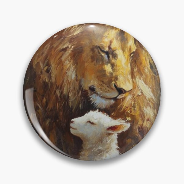 Item preview, Jesus Is The Way – Lion and Lamb Christian Faith Art Print, Spiritual Biblical Wall Decor designed and sold by Jesus-istheway.