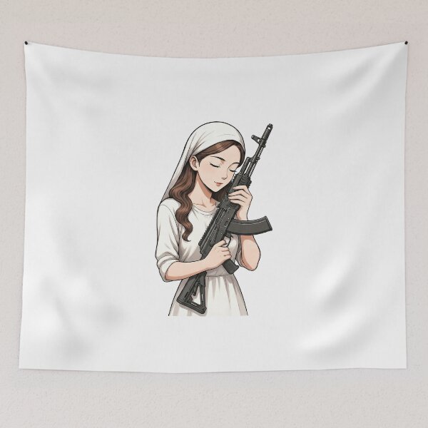 Aperçu de l'œuvre Fille AK créée et vendue par RAWLIFEGRAPHIC.