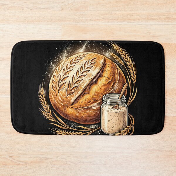 Item preview, Artisan Sourdough Bread & Starter | Vintage Home Baker Art designed and sold by PiotrT.