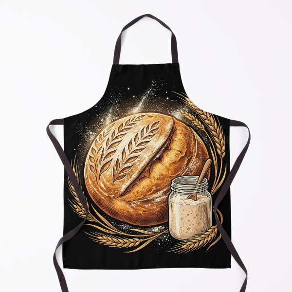 Item preview, Artisan Sourdough Bread & Starter | Vintage Home Baker Art designed and sold by PiotrT.