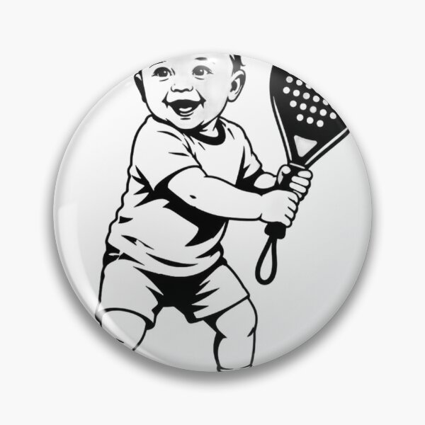 Item preview, Baby Padel Player Black and White designed and sold by ticzla95.