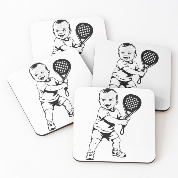 Item preview, Baby Padel Player Black and White designed and sold by ticzla95.