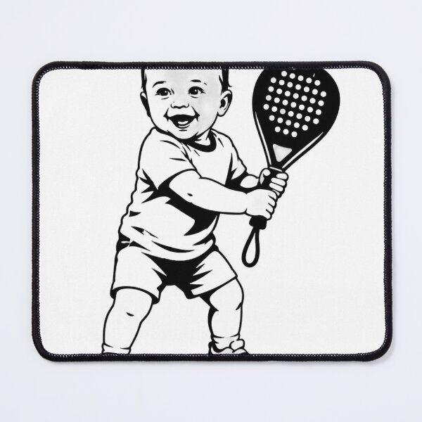 Item preview, Baby Padel Player Black and White designed and sold by ticzla95.