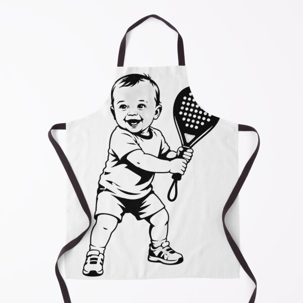 Item preview, Baby Padel Player Black and White designed and sold by ticzla95.
