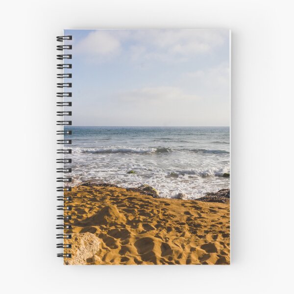 Item preview, Sandy Beach Shoreline With Gentle Waves, Rocky Tide Pools And Clear Blue Sky designed and sold by Nmallia.