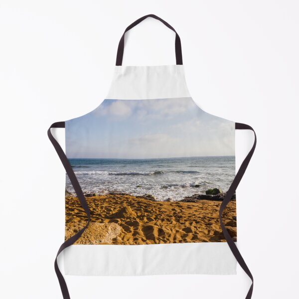 Item preview, Sandy Beach Shoreline With Gentle Waves, Rocky Tide Pools And Clear Blue Sky designed and sold by Nmallia.
