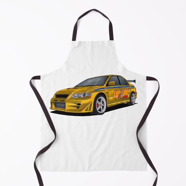 Item preview, Exclusive drawing legendary movie jdm car yellow Lancer Evolution 7 CT9A with 4G63T Turbo engine designed and sold by Cars23.
