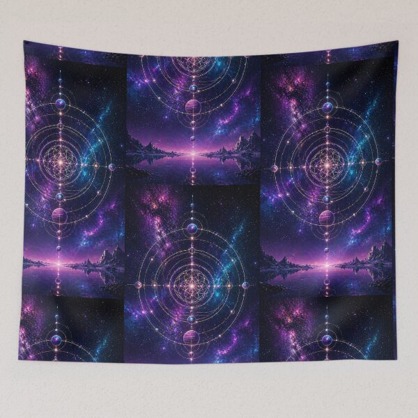 Item preview, Lake Geometry Reflection | Sacred Geometry Lanscapes designed and sold by monkeybusiness.pt.