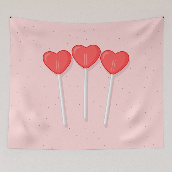 Item preview, Heart-Shaped Lollipops designed and sold by Krameri Creations.