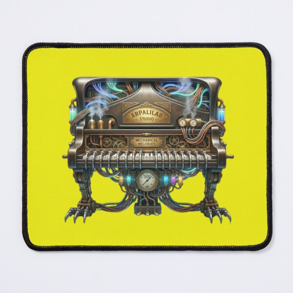 Aperçu de l'œuvre Le moteur Talon - Piano biomécanique créée et vendue par ArpaliLab Studio.