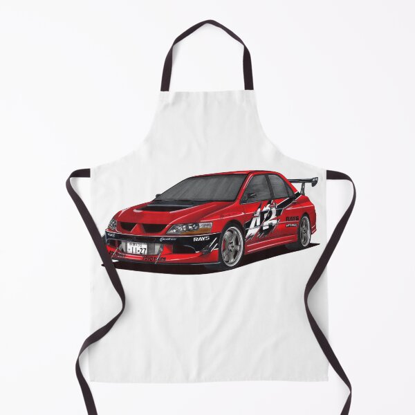 Item preview, Exclusive drawing legendary movie jdm car red Drift Lancer Evolution 9 GSR with 4G63T Turbo engine designed and sold by Cars23.