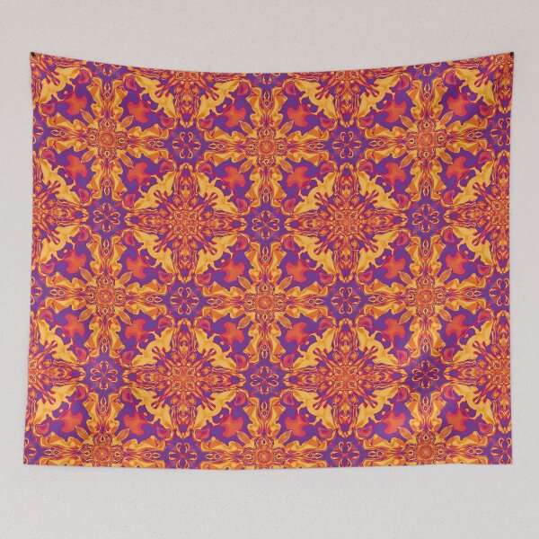 Item preview, Liquid stained glass - liquefied flow - colored bed sheet - ifourdezign designed and sold by Kentala.
