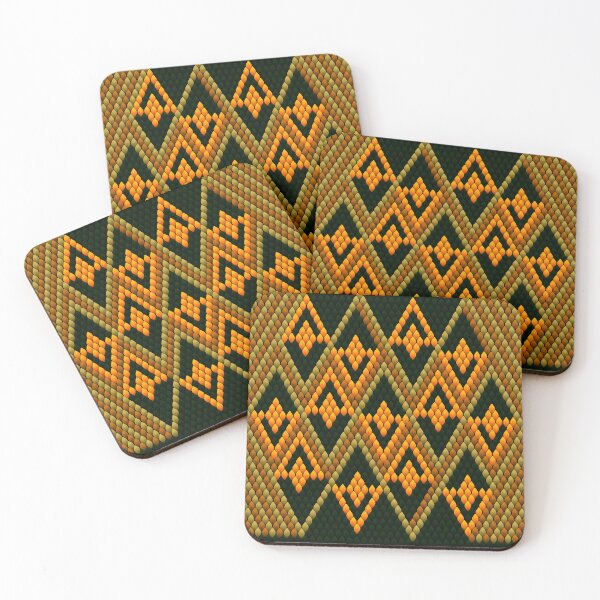 Item preview, Ethnic Geometric Pattern North South America  Modern Tribal Art designed and sold by Ihor Ivanov.