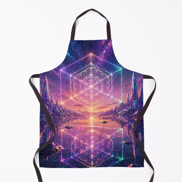 Item preview, Psychedelic Crystal Planet | Sacred Geometry Lanscapes designed and sold by monkeybusiness.pt.