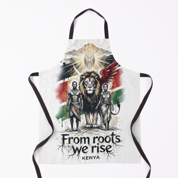 Item preview, Kenya Lion and Warriors with Mount Kenya designed and sold by VoidAnimeStudio.