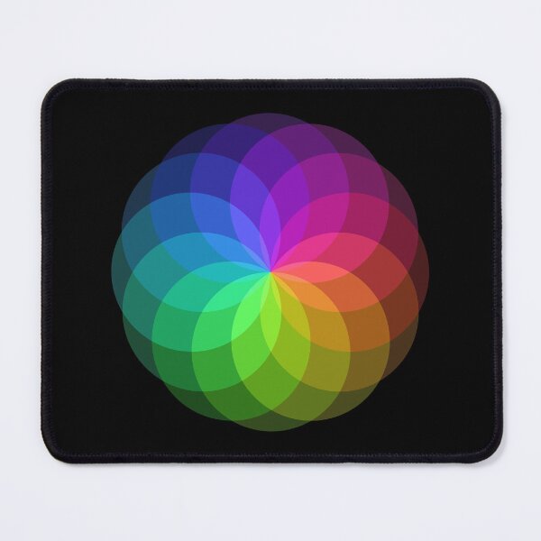 Item preview, Lotus of Life - Multicolored (for black background) - Sacred Geometry designed and sold by SebastienLL.