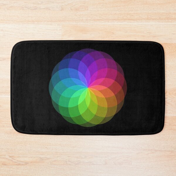 Item preview, Lotus of Life - Multicolored (for black background) - Sacred Geometry designed and sold by SebastienLL.