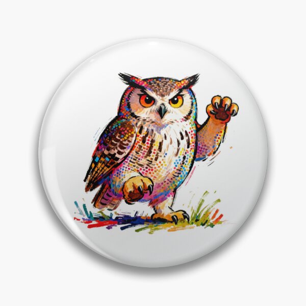 Item preview, all-knowing owl designed and sold by puzzell.