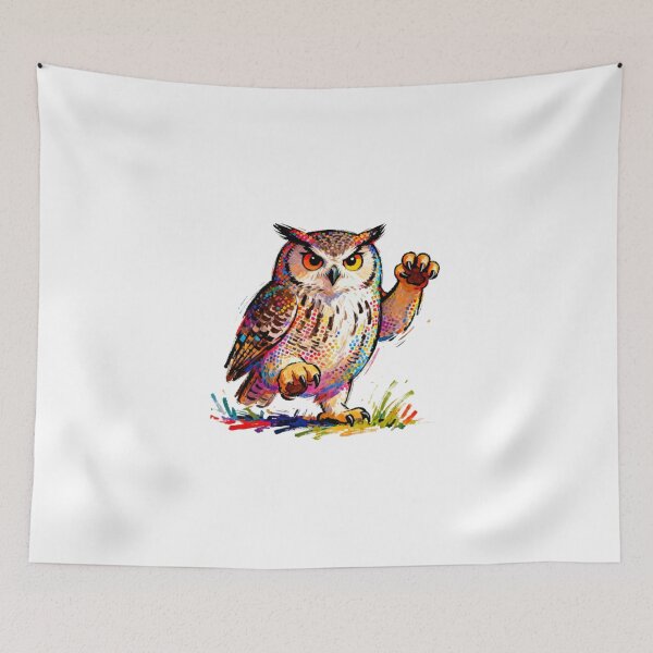 Item preview, all-knowing owl designed and sold by puzzell.
