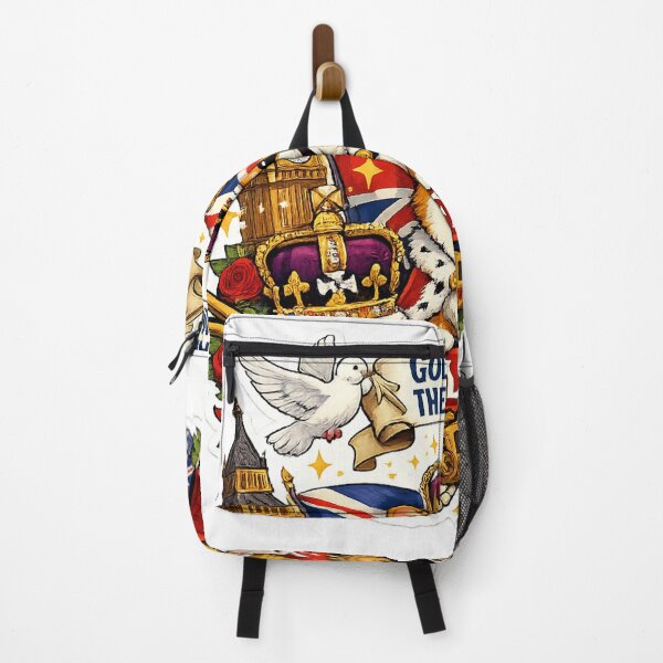 Item preview, God Save The King Funny British Royal Family Design – Cute Corgi UK Patriotic Art designed and sold by GarnerSupplyCo.