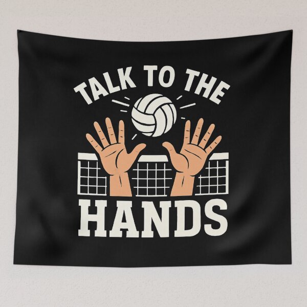 Item preview, Talk To The Hands Volleyball designed and sold by SiarheiYur.