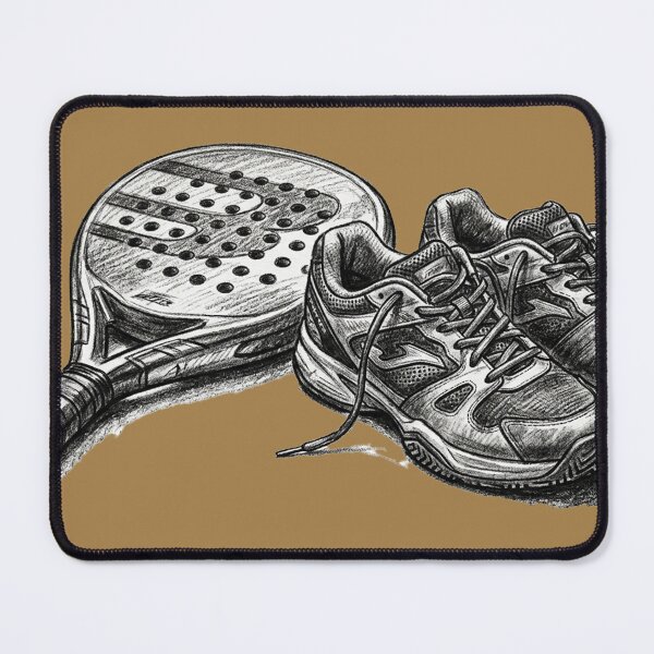 Item preview, Padel Racket and Shoes Sketch designed and sold by ticzla95.