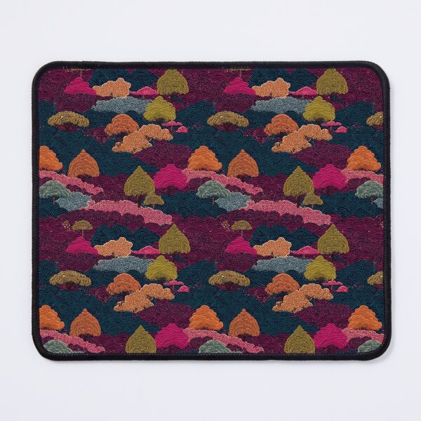 Item preview, Japanese Art Forest Wave Pattern Landscape designed and sold by NicolasGlowArt.